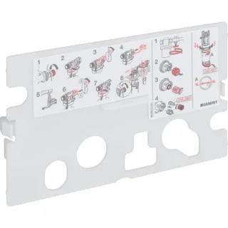 Geberit Schutzplatte für Unterputz-Spülkasten BH 82/90 cm 240206001