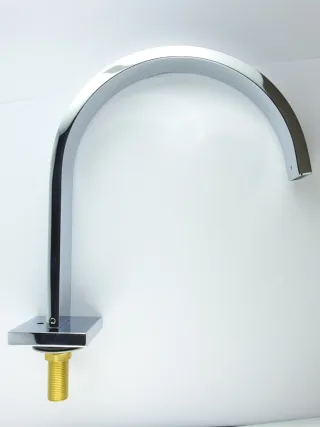 Steinberg Auslauf Serie 135, für 135 2050, Ausladung 190mm mit Neoperl Luftsprudler und Fußrosette,  099 9764