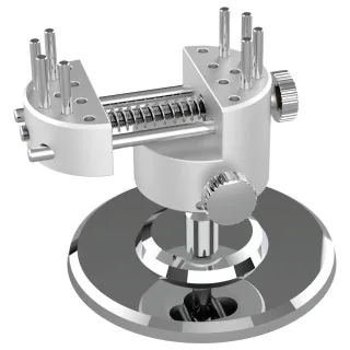 Mini Hobby Vise CNC Aluminum Alloy 360 Swivel Adjustable Pin Vise 8 Bench Pins 50mm Clamping Width Table Vice Clamp Acti