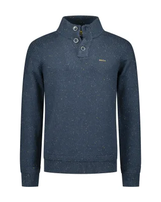 nza new zealand auckland - Pullover Männlich mazarine blue melange - Gr. - 3XL