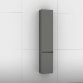 Artiqua 116 Hochschrank, Quarzgrau Hochglanz Select, 116-HTT-1-30-R-7162-172 116-HTT-1-30-R-7162-172