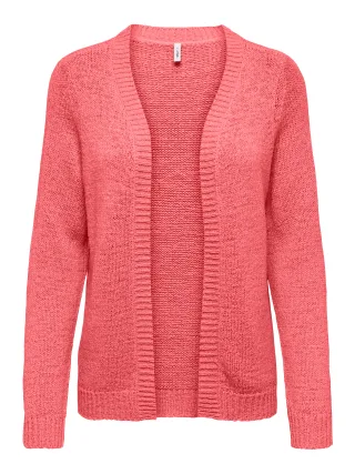 ONLY - ONLGEENA LS OPEN CARDIGAN KNT Sugar Coral - Gr. - XL