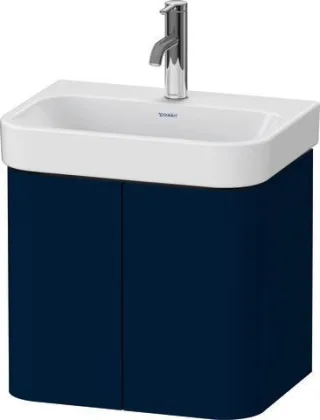 Duravit Happy D.2 Plus Waschtischunterbau wandhängend Nachtblau Seidenmatt 475x350x415 mm - HP438409 HP4384098980000
