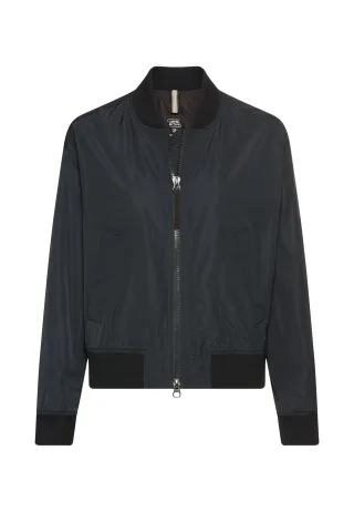 camel active - Bomberjacke mit 2-Wege-Reißverschluss black - Gr. - 42