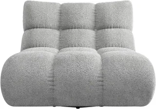 Home affaire 1,5-Sitzer "Cozy Bubble, 360 drehbarer Sessel, Breite 107cm" mit eleganter Steppung, Rundumbezug & weicher Polsterung