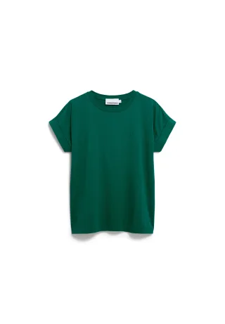 Armedangels - IDAARA T-SHIRT emerald green - Gr. - L