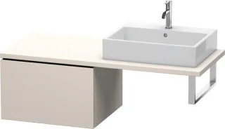 Duravit L-Cube Unterschrank für Konsole Taupe Supermatt 620x547x400 mm - LC583308383 LC583308383