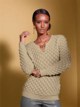 creation L Ajourpullover "Pullover"