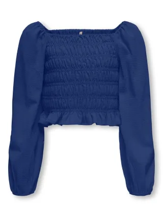 KIDS ONLY - KOGHELENE PUFF SLEEVE TOP WVN sodalite blue - Gr. - 158
