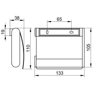 Keuco Toilettenpapierhalter Plan 14960, 14960010000