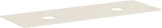 Hansgrohe Xevolos E Konsole 1570/550 mit 2 Ausschnitten für Aufsatzwaschtisch ohne Hahnloch, Sandbei 54335780