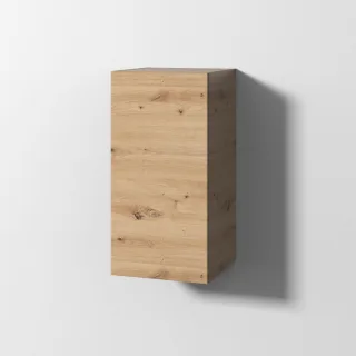 Sanipa Cubes Regalmodul mit 1 Tür, Eiche Natural-Touch, CT12185 CT12185
