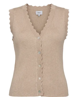Nümph - NUDEIDRA VEST irish cream - Gr. - S