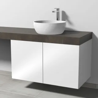 Sanipa Waschtischunterbau mit Türen 2morrow (P2364) 510x900x520 Weiß-Glanz, P236478 P236478