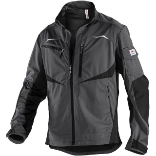 KÜBLER PRACTIQ Ultrashell Jacke anthrazit/schwarz 4XL - 1351 5227-9799-4XL
