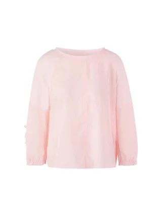 Marc Cain Sports - Blusenshirt im Materialmix rosewater new - Gr. - 40