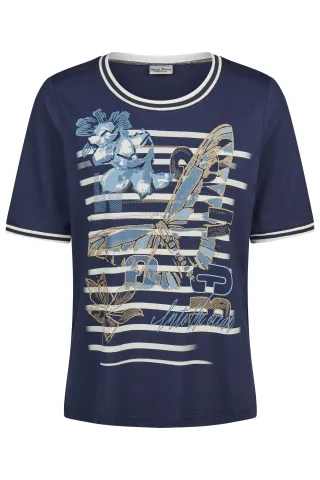 Barbara Lebek - T-Shirts navy - Gr. - 44