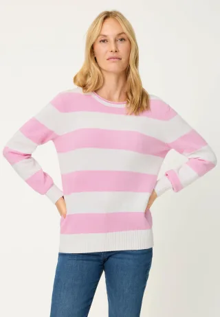 Olsen - Pullover Long Sleeves peony pink - Gr. - 48
