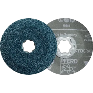PFERD TOOLS COMBICLICK Fiberscheibe VICTOGRAIN Höchstleistung auf Stahl - 64110160