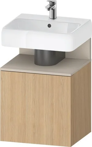 Duravit Qatego Waschtischunterbau wandhängend Natur Eiche Matt 490x420x645 mm - QA4077L83300000 QA4077L83300000