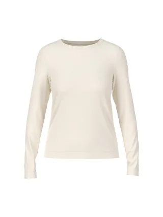 Marc Cain Sports - Klassisches Langarmshirt unifarben bright ecru - Gr. - 42