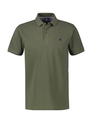 LERROS - POLO-KNOPF nordic olive - Gr. - XXL