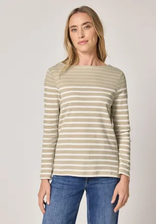 STREET ONE 3/4-Arm-Shirt aus reiner Baumwolle