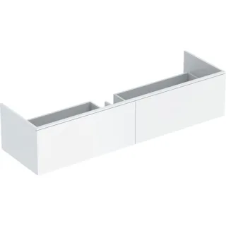 Geberit Xeno2 Unterschrank f. Waschtisch aus VARICOR mit zwei Hl., 139,5x35x47,3cm, weiß, 500347001 500347001