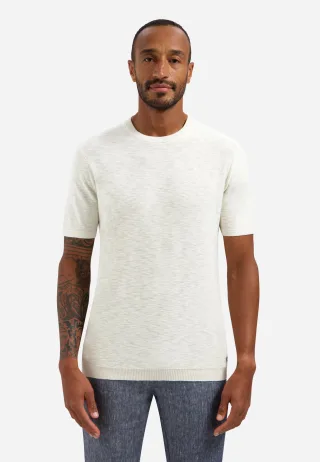 No Excess - Pullover Short Sleeve Crew Neck Slub - Gr. - XL