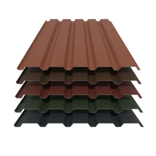 SONDERPOSTEN Trapezblech 35/207 | Wand | 0,40 – 0,50 mm | Stahl | 25 µm Polyester
