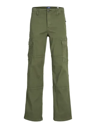 JACK&JONES - JPSTKANE JJHARLOW CARGO NOOS JNR dusty olive - Gr. - 158