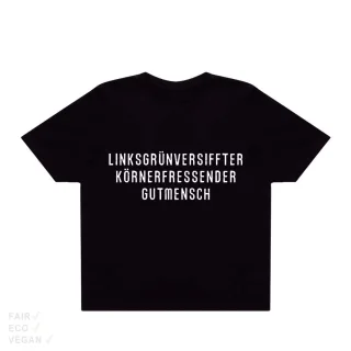 T-Shirt Boxy Linksgrünversiffter...
