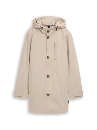 Tom Tailor - 2-in-1 Mantel mit herausnehmbarem Einsatz cashew beige - Gr. - L