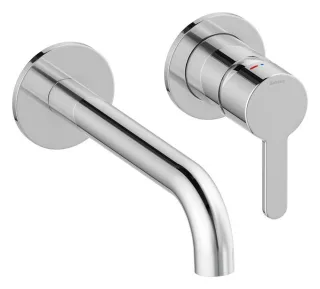 Damixa Silhouet Waschtischarmatur Unterputz Griff rechts (180 mm), chrom, 746260000 746260000