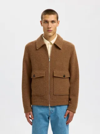 SELECTED MEN - SLMJAKOB WOOL BLEND JKT NOOS - Gr. - XXL