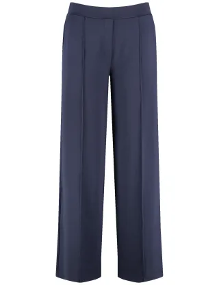 SAMOON - HOSE GEWIRKE (LEGGIN dark lake blue - Gr. - 46