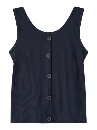 NAME IT - NKFVAJA SHORT TANK TOP HH dark sapphire - Gr. - 161