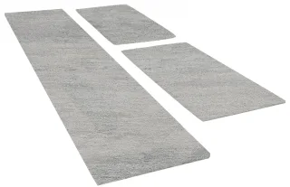 THEKO Bettumrandung "Maloronga Uni" Höhe 24 mm echter Berber Teppich, reine Wolle, handgeknüpft