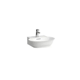Laufen NewClass Handwaschbecken 81585.2, 1 Hahnloch ohne Überlauf  H8158527571111