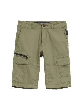 Denim Tom Tailor - Regular Fit Cargo Shorts tree moss green - Gr. - XL