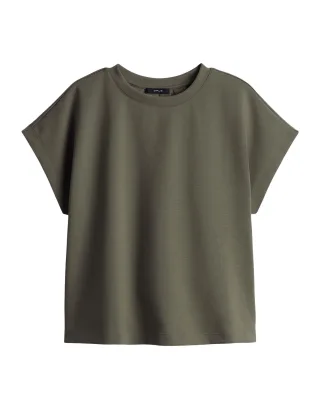 Opus - Loose Sweatshirt - Ganne grün - Gr. - 38