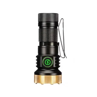 F473 7*XPG LED Powerful Mini Keychain Flashlight 1 Modes EDC Torch Aluminum Alloy 1Colorful Lighting Camping Magnet Clip