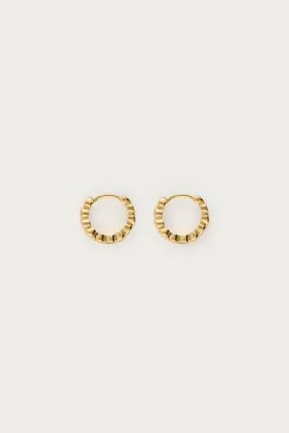 My Jewellery - Kleine Creolen mit Herzen gold - Gr. - OS