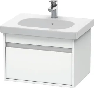 Duravit Ketho Waschtischunterbau wandhängend Weiß Matt 600x455x410 mm - KT667001818 KT667001818