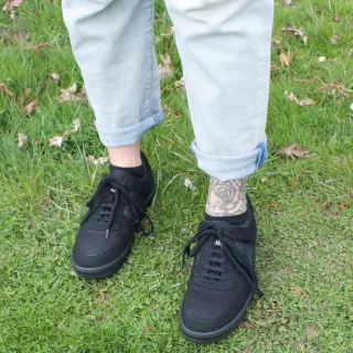 Vegetarian Shoes Veg Supreme Hemp Lo Black 38