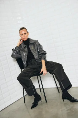 WITHBLACK - Jacken outdoor Weiblich Grau - Gr. - S