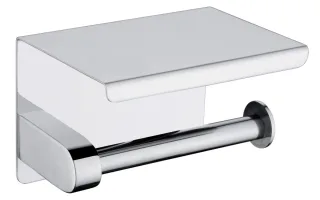 Neuesbad Serie 20 Wandmontage Papierhalter mit Deckel, chrom glänzend, Material Messing NB1DEADR02211