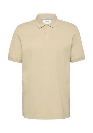s.Oliver - Polo-Shirt beige - Gr. - 3XL