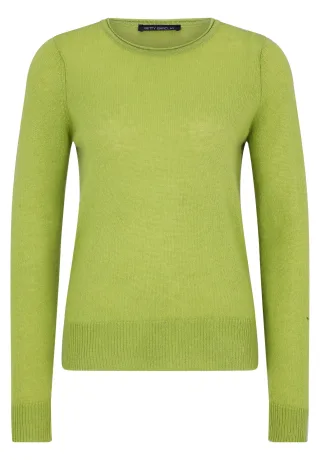 Betty Barclay - Kaschmir-Pullover fresh moss - Gr. - 46