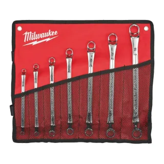 Milwaukee Doppel-Ringschlüssel, gekröpft 7-teiliges Set - 4932492737